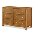 Commode 6 Tiroirs Kalani - Châtain-DaVinci-DVI-M5529CT-CLÉMENT