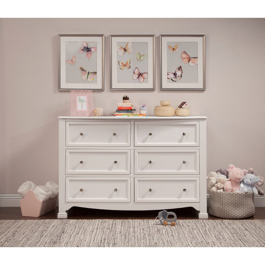 Commode 6 Tiroirs Kalani - Blanc-DaVinci-DVI-M5529W-CLÉMENT