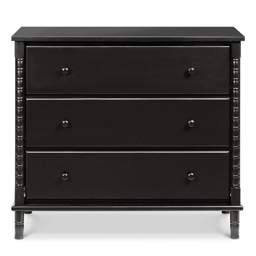 Commode 3 Tiroirs Jenny Lind Spindle - Ébène-DaVinci-DVI-M7323E-CLÉMENT