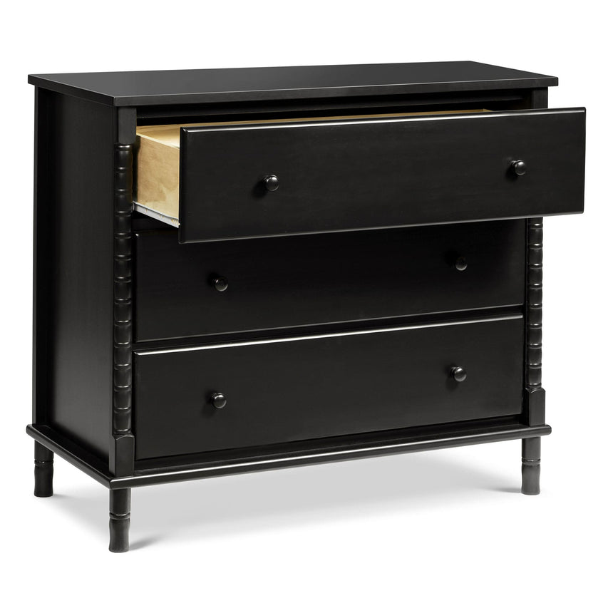 Commode 3 Tiroirs Jenny Lind Spindle - Ébène-DaVinci-DVI-M7323E-CLÉMENT