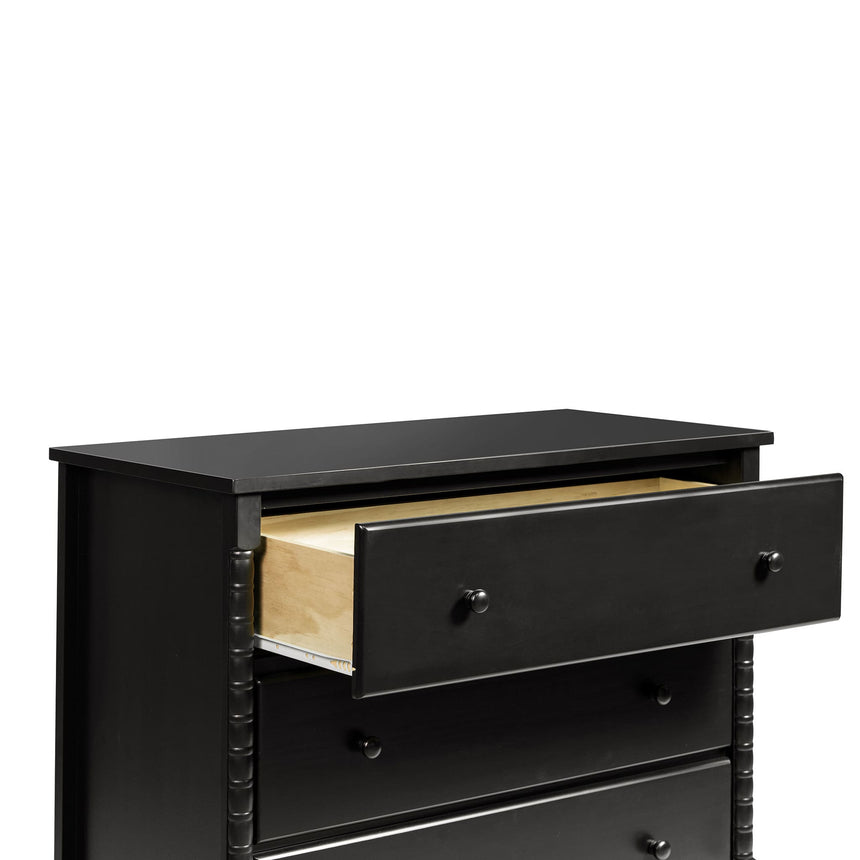 Commode 3 Tiroirs Jenny Lind Spindle - Ébène-DaVinci-DVI-M7323E-CLÉMENT