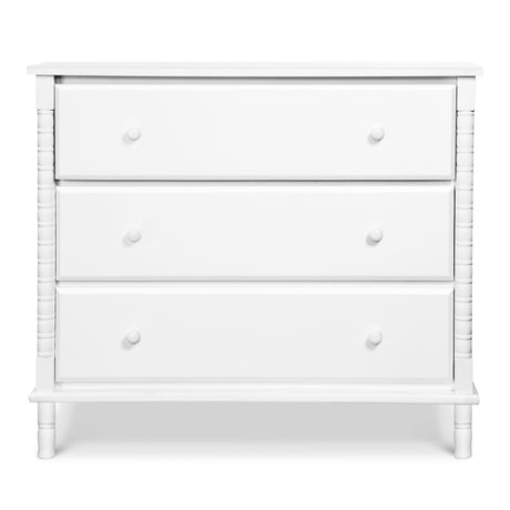 Commode 3 Tiroirs Jenny Lind Spindle - Blanc-DaVinci-DVI-M7323W-CLÉMENT