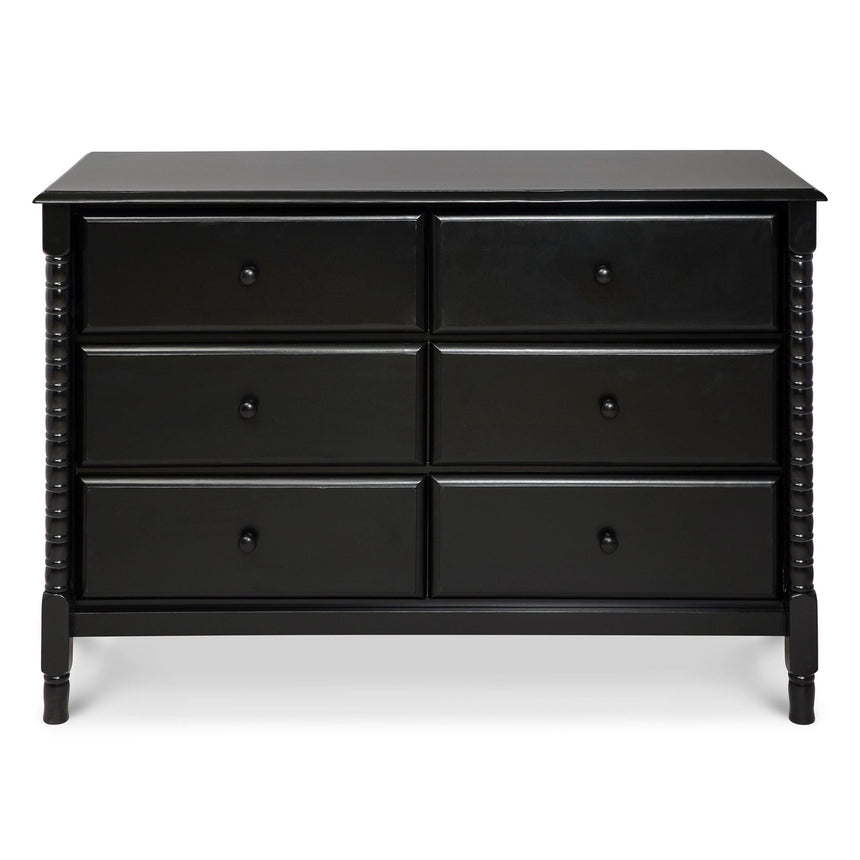 Commode 6 Tiroirs Jenny Lind Spindle - Ébène-DaVinci-DVI-M7326E-CLÉMENT