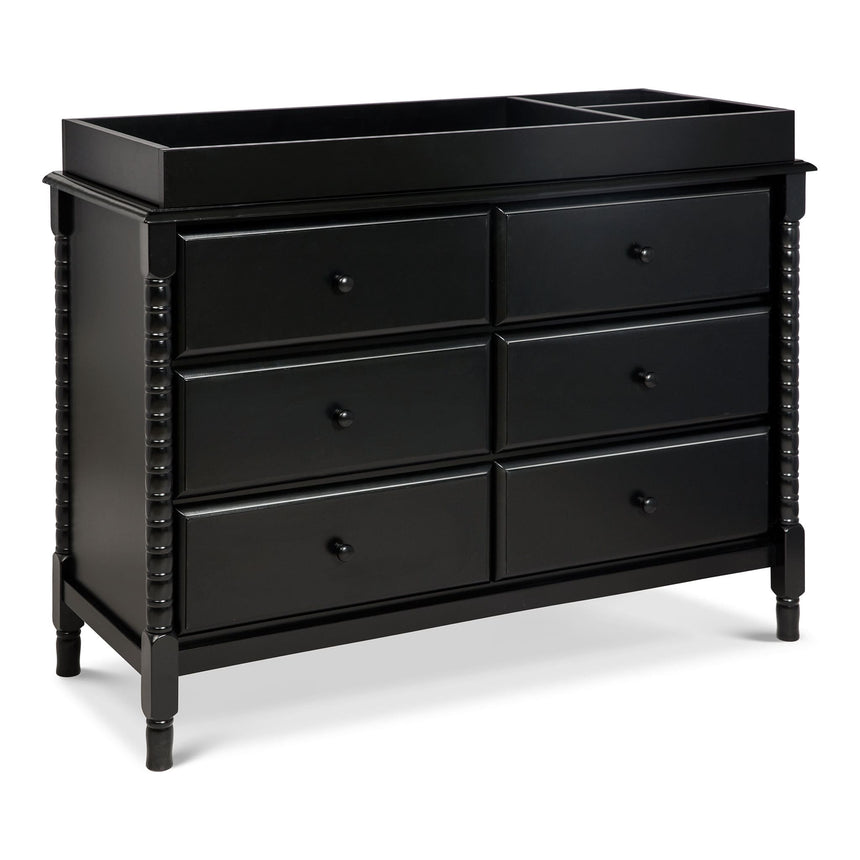 Commode 6 Tiroirs Jenny Lind Spindle - Ébène-DaVinci-DVI-M7326E-CLÉMENT