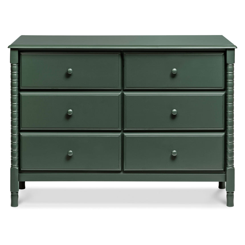 Commode 6 Tiroirs Jenny Lind Spindle - Vert-DaVinci-DVI-M7326FRGR-CLÉMENT