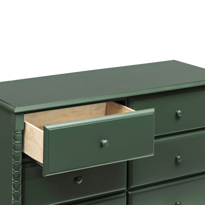 Commode 6 Tiroirs Jenny Lind Spindle - Vert-DaVinci-DVI-M7326FRGR-CLÉMENT