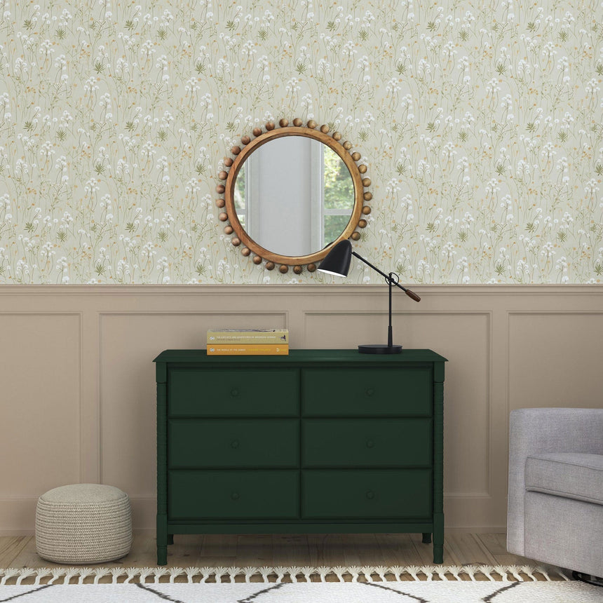 Commode 6 Tiroirs Jenny Lind Spindle - Vert-DaVinci-DVI-M7326FRGR-CLÉMENT