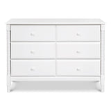 Commode 6 Tiroirs Jenny Lind Spindle - Blanc-DaVinci-DVI-M7326W-CLÉMENT