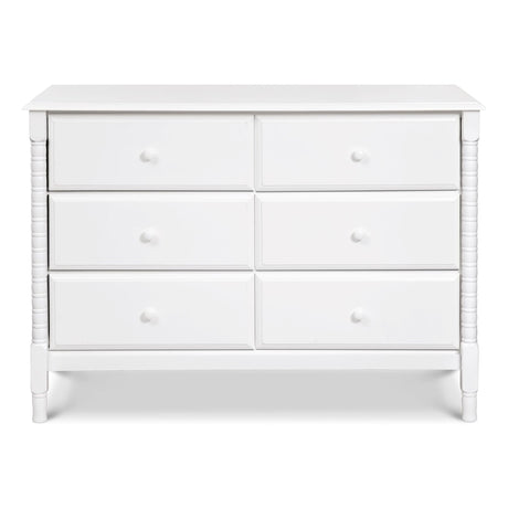 Commode 6 Tiroirs Jenny Lind Spindle - Blanc-DaVinci-DVI-M7326W-CLÉMENT