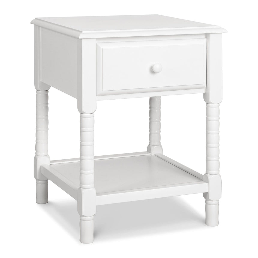 Table de Nuit Jenny Lind Spindle - Blanc-DaVinci-DVI-M7360W-CLÉMENT