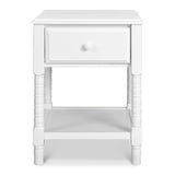 Table de Nuit Jenny Lind Spindle - Blanc-DaVinci-DVI-M7360W-CLÉMENT
