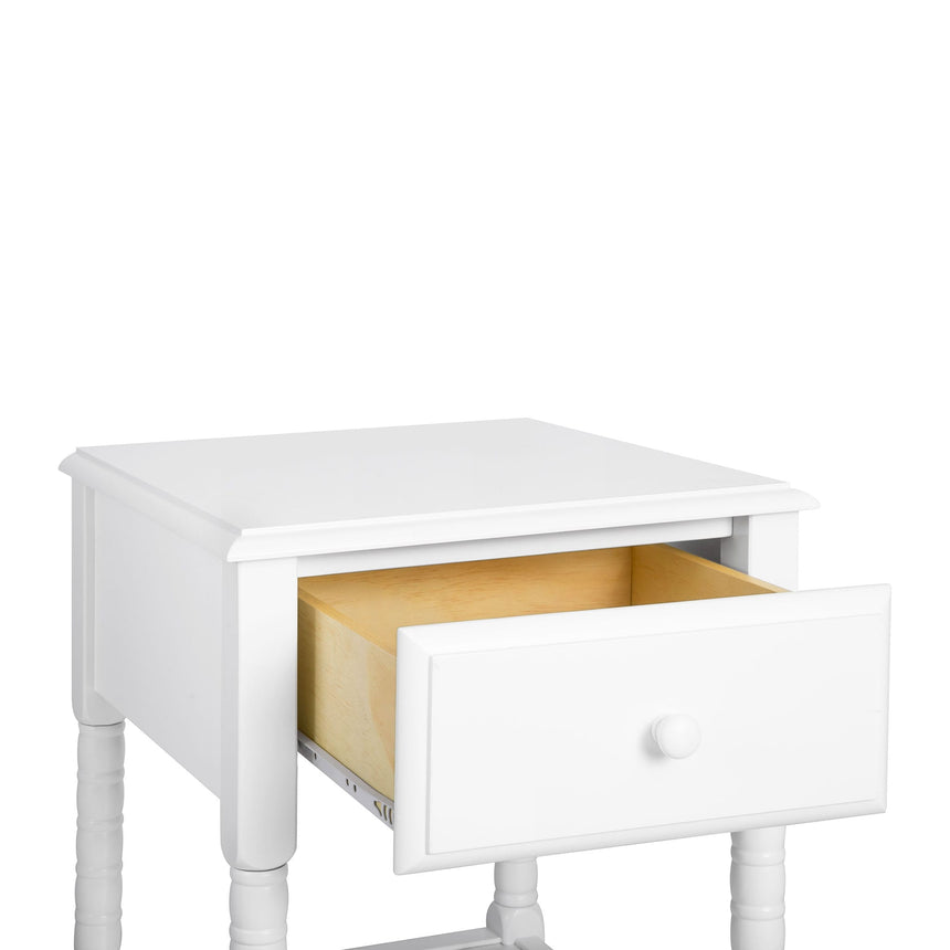 Table de Nuit Jenny Lind Spindle - Blanc-DaVinci-DVI-M7360W-CLÉMENT