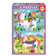 Casse-tête 20 Morceaux (2) - Licorne / Fée-Educa-EDC-32118064-CLÉMENT