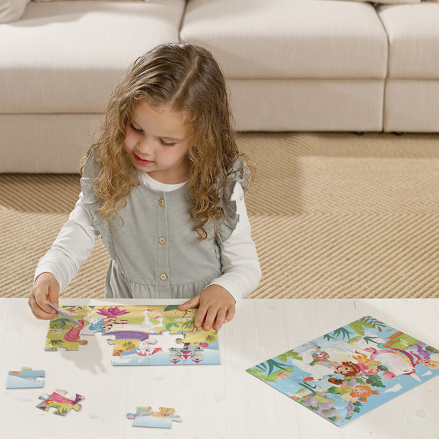 Casse-tête 20 Morceaux (2) - Licorne / Fée-Educa-EDC-32118064-CLÉMENT