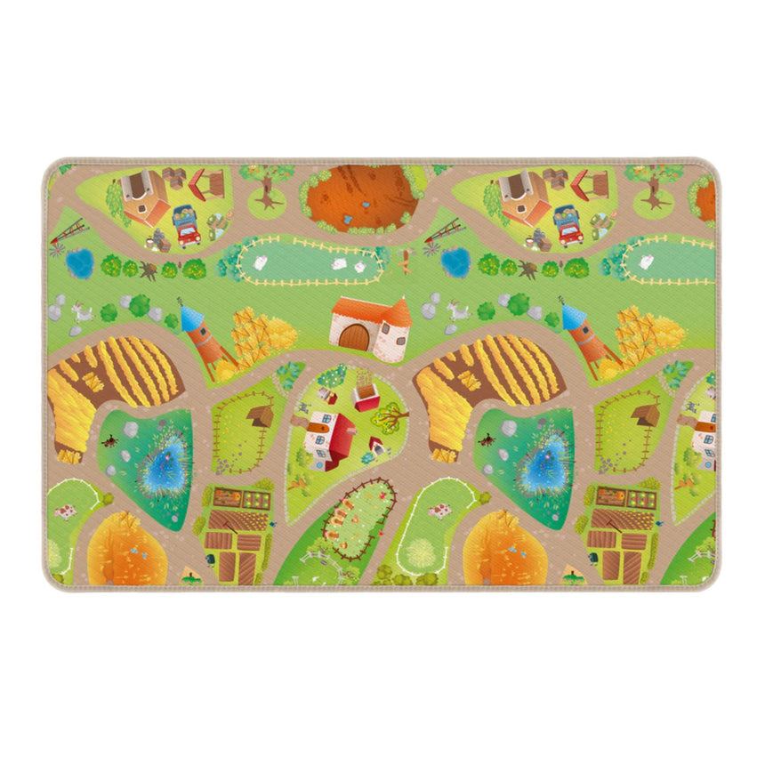 Tapis Hok Réversible Ville et Ferme-Éditions Gladius-EGL-HOK79155-CLÉMENT