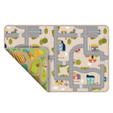 Tapis Hok Réversible Ville et Ferme-Éditions Gladius-EGL-HOK79155-CLÉMENT