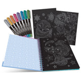 Cahier Coloriage à Pages Noires D'Isadora-Nebulous Stars-EGL-TT11136-CLÉMENT