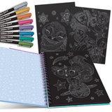 Cahier Coloriage à Pages Noires D'Isadora-Nebulous Stars-EGL-TT11136-CLÉMENT