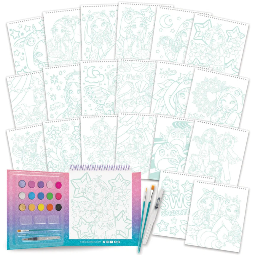 Ensemble Pages Aquarelle Magique Nebulous Stars-CLÉMENT-EGL-TT11151-CLÉMENT