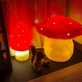 Lampe Champignon - Rouge-Egmont-EGM-6-360881RED-CLÉMENT
