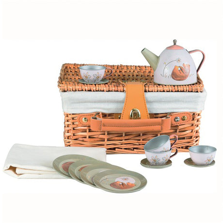 Set de Thé en Métal et Osier - Forêt-Egmont-EGM-6-540053-CLÉMENT