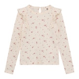 T-shirt Volant Fleurs 3-8ans-En Fant-Ivoire-3-ENF-220640-1730-CLÉMENT
