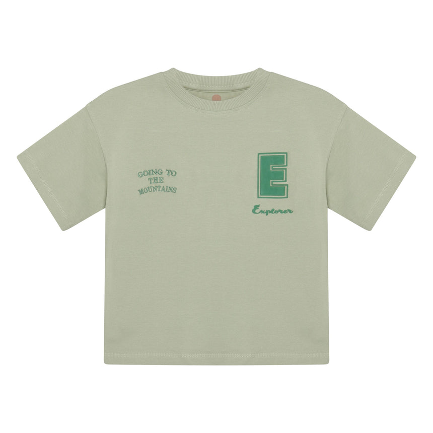 T-shirt Explorer 3-10ans-En Fant-Sauge-3-ENF-230643-9310-CLÉMENT