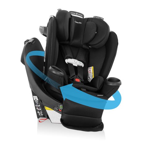 Siège d’auto Rotatif tout-en-un Gold Revolve360 Extend avec SensorSafe - Onyx-Evenflo-EVO-CS360212310C-CLÉMENT