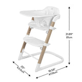 Chaise Haute 3-en-1 RightSeat - Blanc-Evenflo-EVO-HC100122518-CLÉMENT