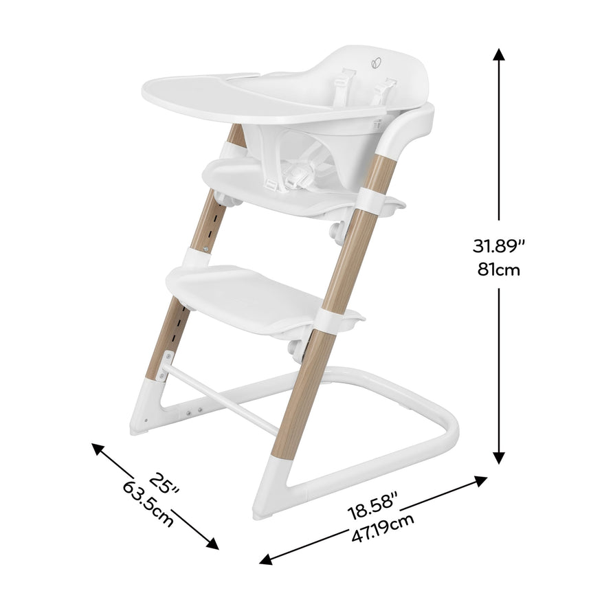 Chaise Haute 3-en-1 RightSeat - Blanc-Evenflo-EVO-HC100122518-CLÉMENT
