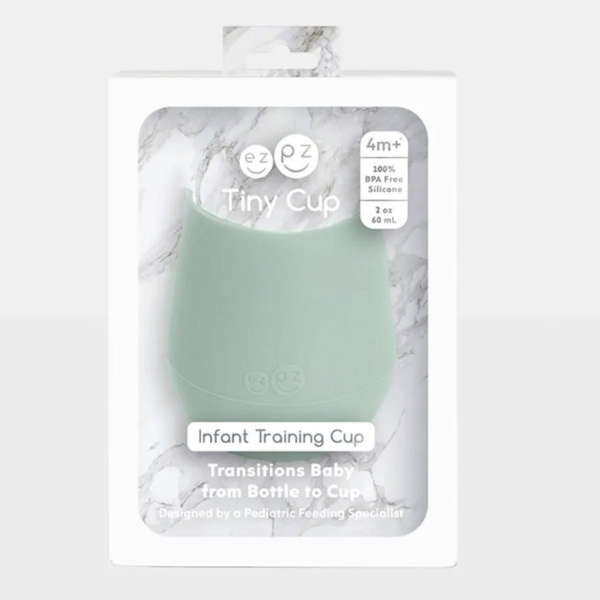 Verre d'Apprentissage en Silicone Tiny Cup - Sauge-EZ PZ Fun-EZP-PCTSS001-CLÉMENT