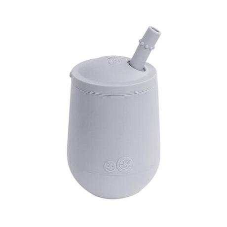 Gobelet Mini Cup et Paille - Gris-EZ PZ Fun-EZP-PKSTP003-CLÉMENT