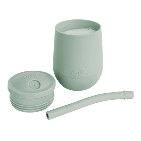 Gobelet Mini Cup et Paille - Sauge-EZ PZ Fun-EZP-PKSTS001-CLÉMENT