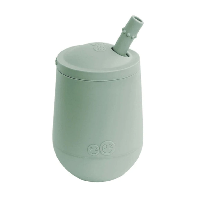Gobelet Mini Cup et Paille - Sauge-EZ PZ Fun-EZP-PKSTS001-CLÉMENT
