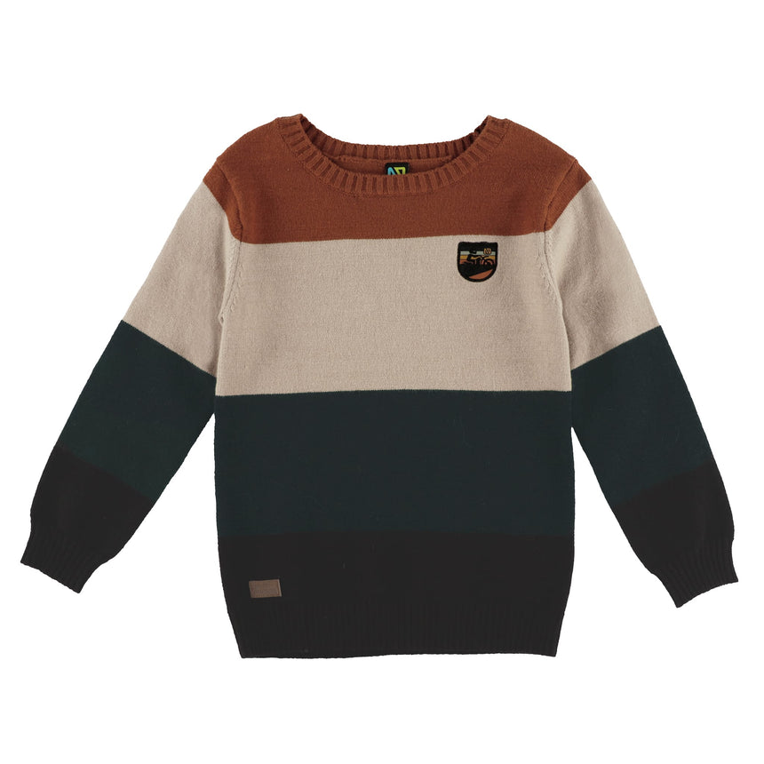 Pull Tricot Plein Gaz 2-12ans-Nano-Beige-2-BOS-F2601-06-CLÉMENT