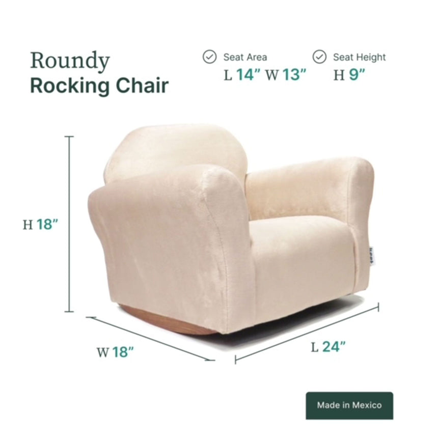 Fauteuil Berçant Roundy pour Enfant - Beige-Keet-FAY-CR118R-CLÉMENT