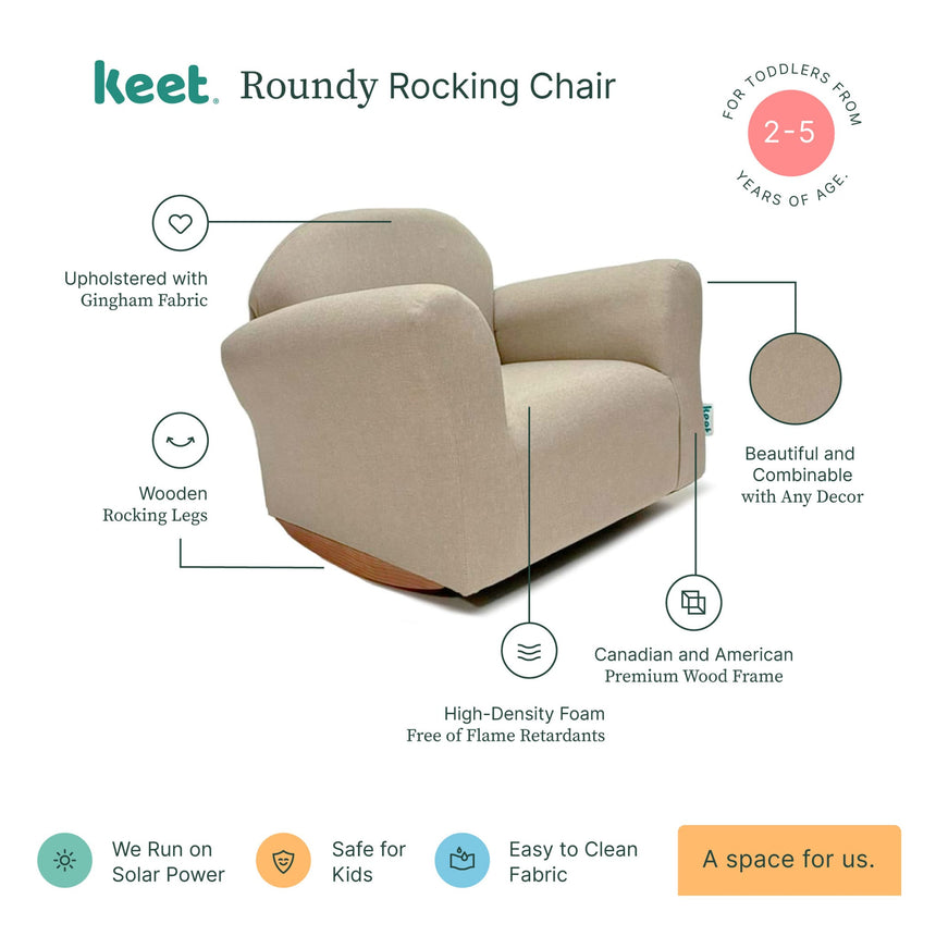 Fauteuil Berçant pour Enfant - Roundy Latté-Keet-FAY-CR218R-CLÉMENT