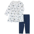 Robe Bleuets 3-24mois-Firsts par Petit Lem-Ivoire-3 m-FIT-26EGW30E03-CLÉMENT
