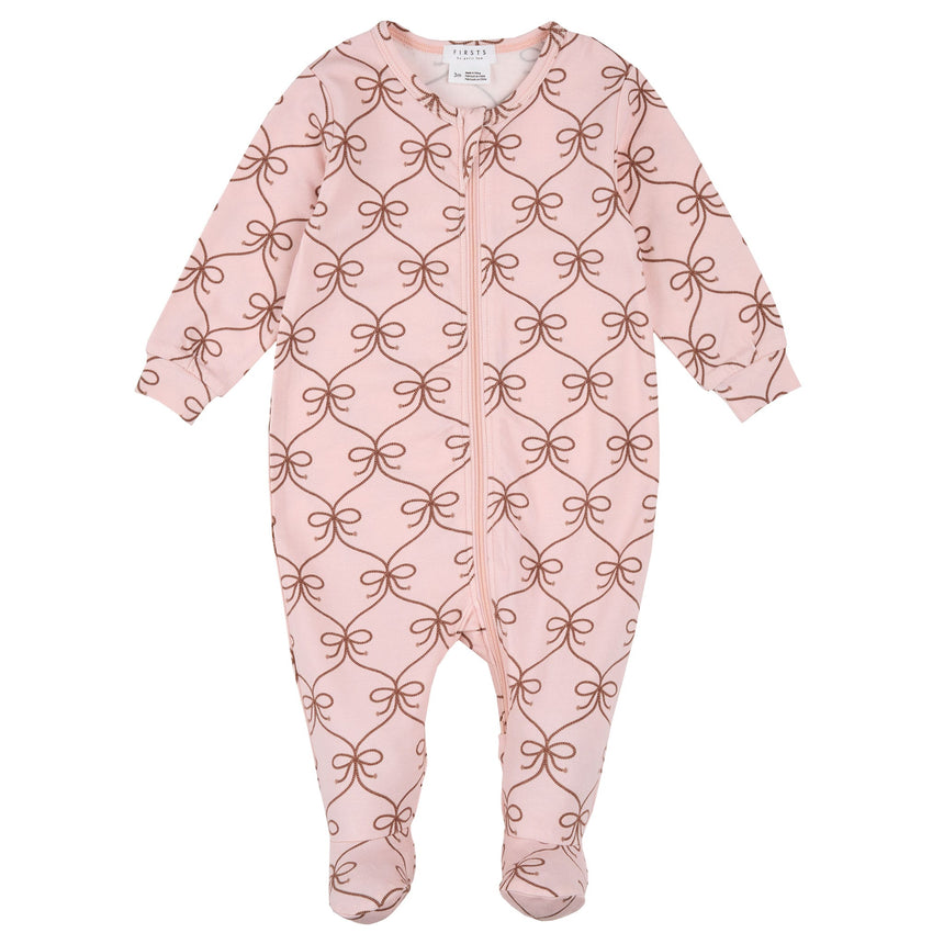 Pyjama Boucles Chevaux 0-12mois-Firsts par Petit Lem-Rose-0 m-FIT-26FGL31P04-CLÉMENT