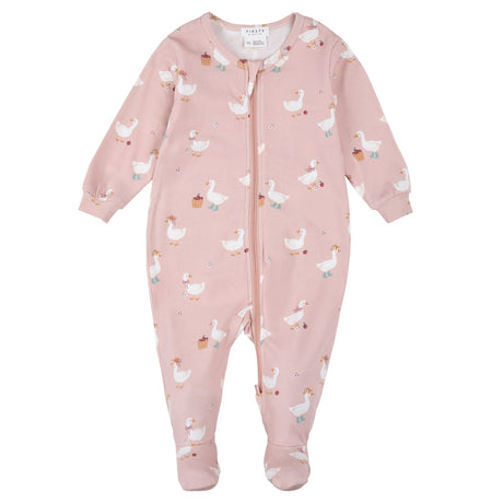 Pyjama Oies Pommes 0-12mois-Firsts par Petit Lem-Rose-0 m-FIT-26FGL33P07-CLÉMENT