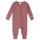 Pyjama Rayé Pommes 0-12mois-Firsts par Petit Lem-Rose-0 m-FIT-26FGL33Q10-CLÉMENT