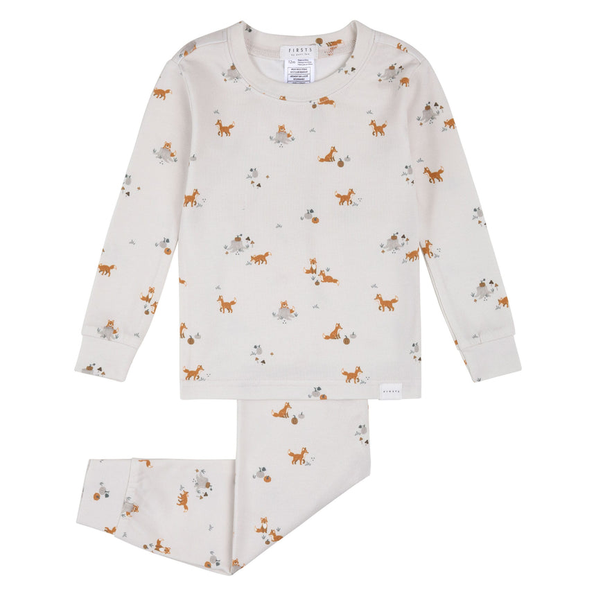 Pyjama Renard Citrouilles 12-24mois-Firsts par Petit Lem-Beige-12 m-FIT-26FGL34Q15-CLÉMENT