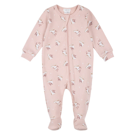 Pyjama Patins 0-12mois-Firsts par Petit Lem-Rose-0 m-FIT-26FGL37P15-CLÉMENT
