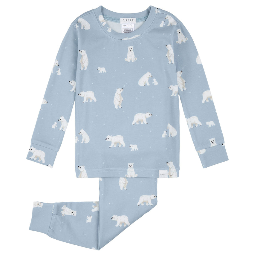 Pyjama Deux Pièces Ours Polaire 12-24mois-Firsts par Petit Lem-Bleu-12 m-FIT-26FGL38Q28-CLÉMENT