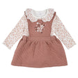 Ensemble Chasuble Chevaux 3-24mois-Firsts par Petit Lem-Rose-3 m-FIT-26FGW31E06-CLÉMENT