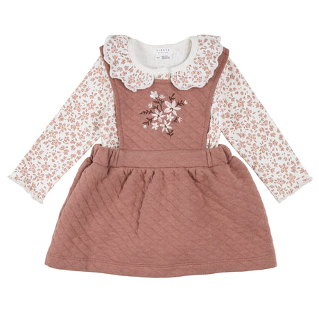 Ensemble Chasuble Chevaux 3-24mois-Firsts par Petit Lem-Rose-3 m-FIT-26FGW31E06-CLÉMENT