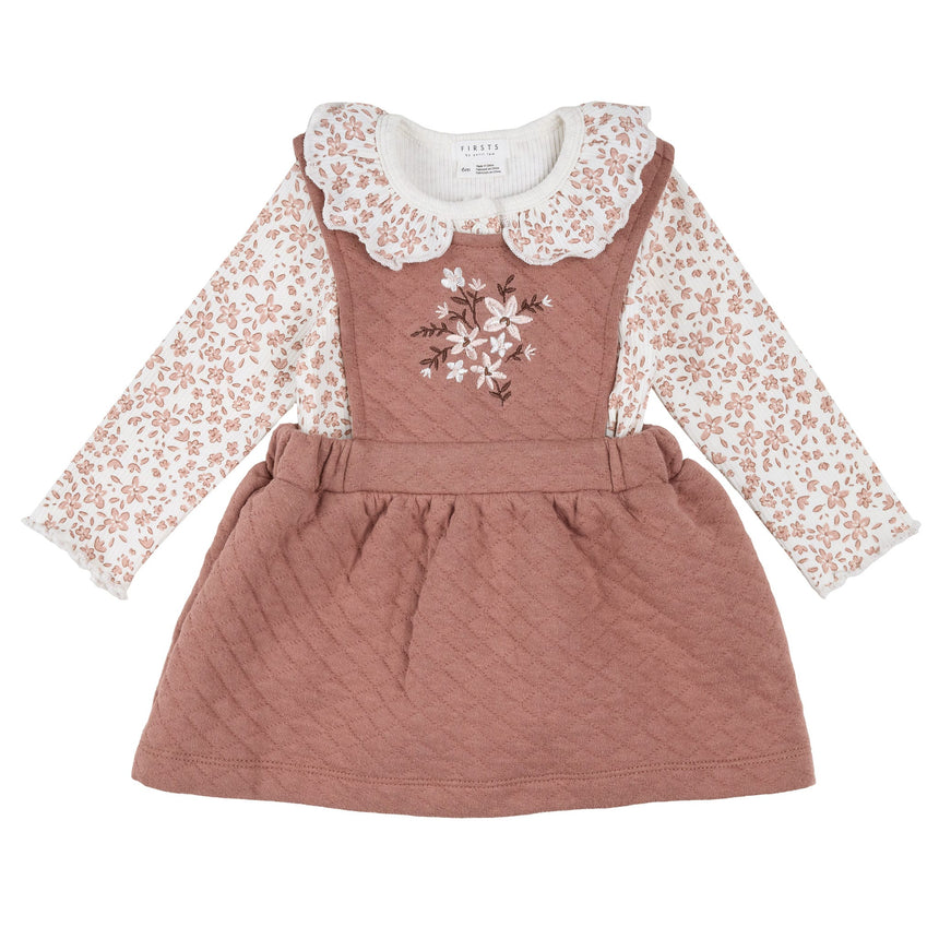 Ensemble Chasuble Chevaux 3-24mois-Firsts par Petit Lem-Rose-3 m-FIT-26FGW31E06-CLÉMENT