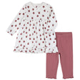 Ensemble Robe Pommes 3-24mois-Firsts par Petit Lem-Ivoire-3 m-FIT-26FGW33E14-CLÉMENT