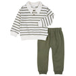 Ensemble Polo Citrouilles 3-24mois-Firsts par Petit Lem-Ivoire-3 m-FIT-26FGW34E17-CLÉMENT