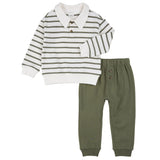 Ensemble Polo Citrouilles 3-24mois-Firsts par Petit Lem-Ivoire-3 m-FIT-26FGW34E17-CLÉMENT